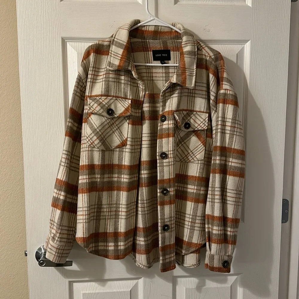 Plaid Shacket - Picture 1 of 5